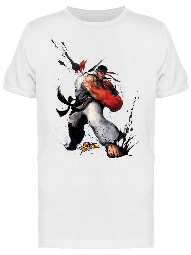 Smartprints Street Fighter Ryu Video Game Tshirt Men's