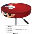thumbnail image 4 of Lsque Mario Round Bar chair cushion covers Velvet Fabric Premium Comfort Protects from Scratches and Stains for 14-17 Inch Chair- 12 inch, 4 of 7