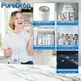 thumbnail image 5 of PureDrop RTW5U Reverse Osmosis RO Water Filter System with UV Filter, Ultraviolet Under Sink RO Water Filtration System, 6 Stage UV Under Sink RO Water Filter with Faucet, TDS Reduction, White, 5 of 8