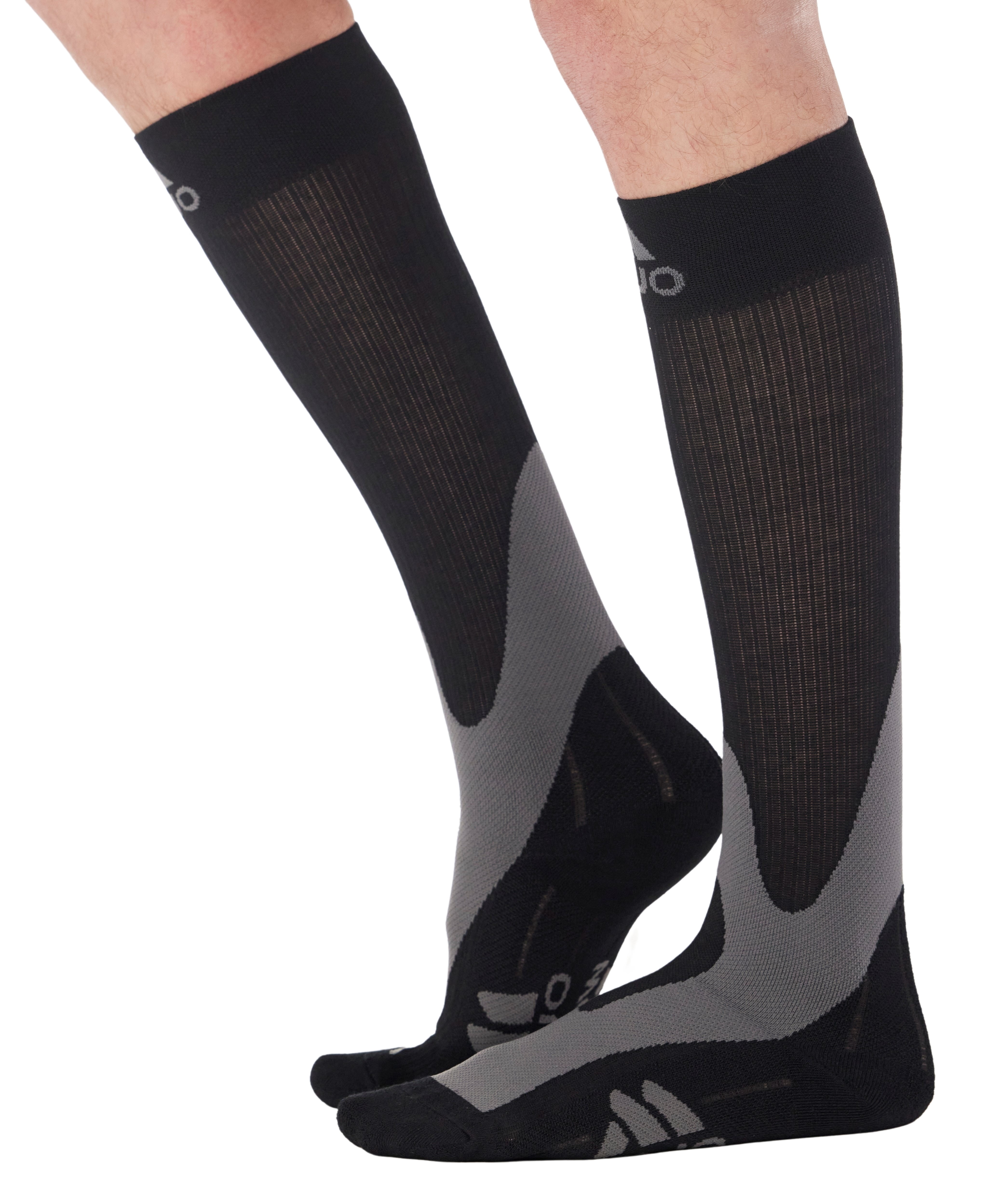 Compression Stockings for Women and Men Circulation 20-30 mmHg - Black, Small