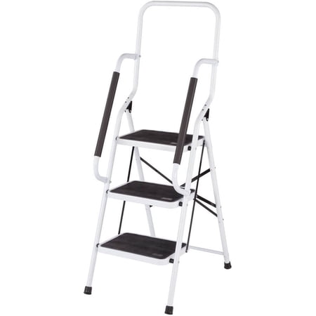 Step Ladder with Handles by LivingSURE, 3-Tier
