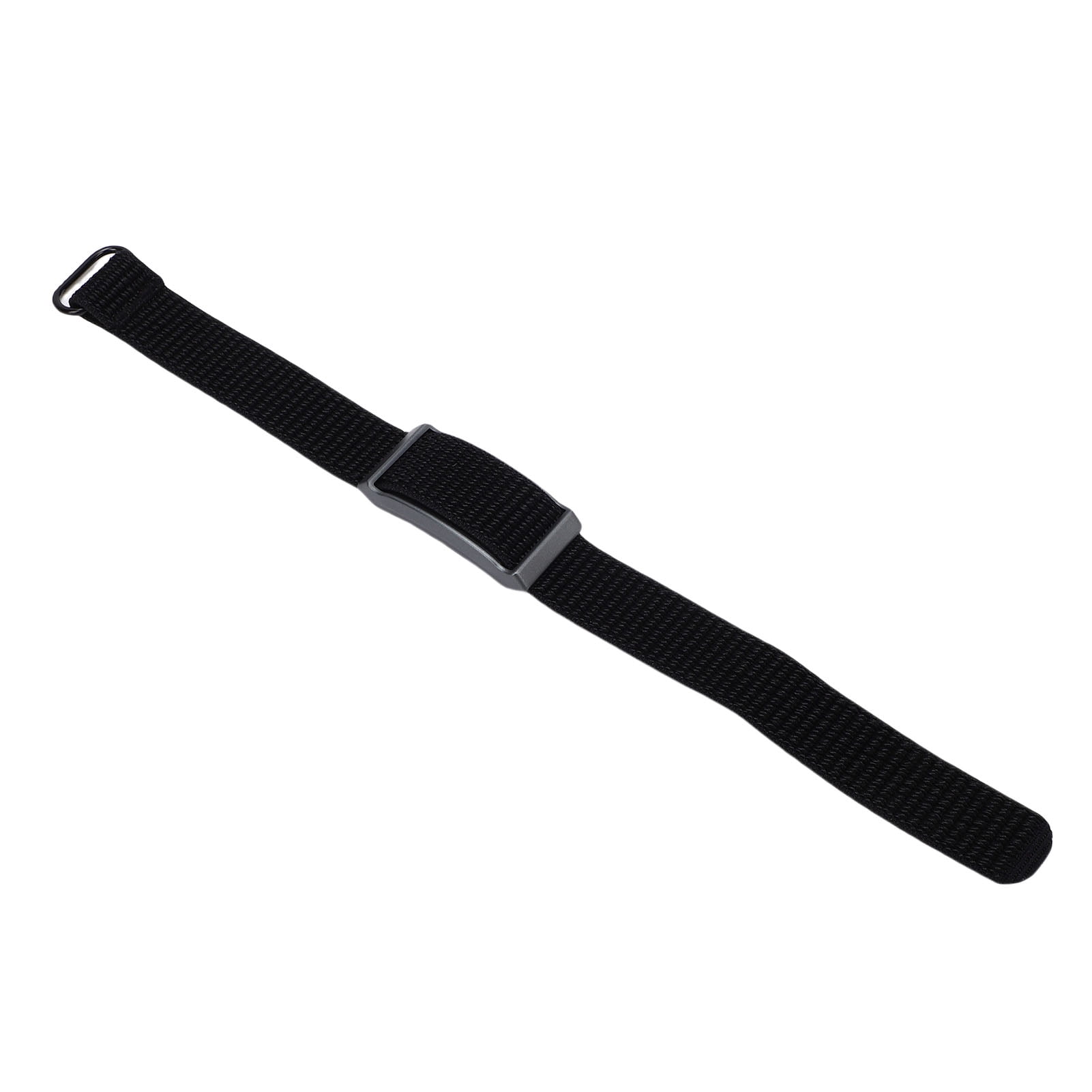 M Buder Smart Bracelet Fitness Tracker for Men Women, Screenless Nylon Wristband with Real-Time Temperature & Sleep Tracking, 1ATM Waterproof, Black (Length: 11.4 inches / 29 cm)