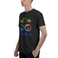 thumbnail image 4 of Autism - Red Instead Infinity - Acceptance Butterfly Men's Basic Short Sleeve T-Shirt Black 3X-Large, 4 of 5