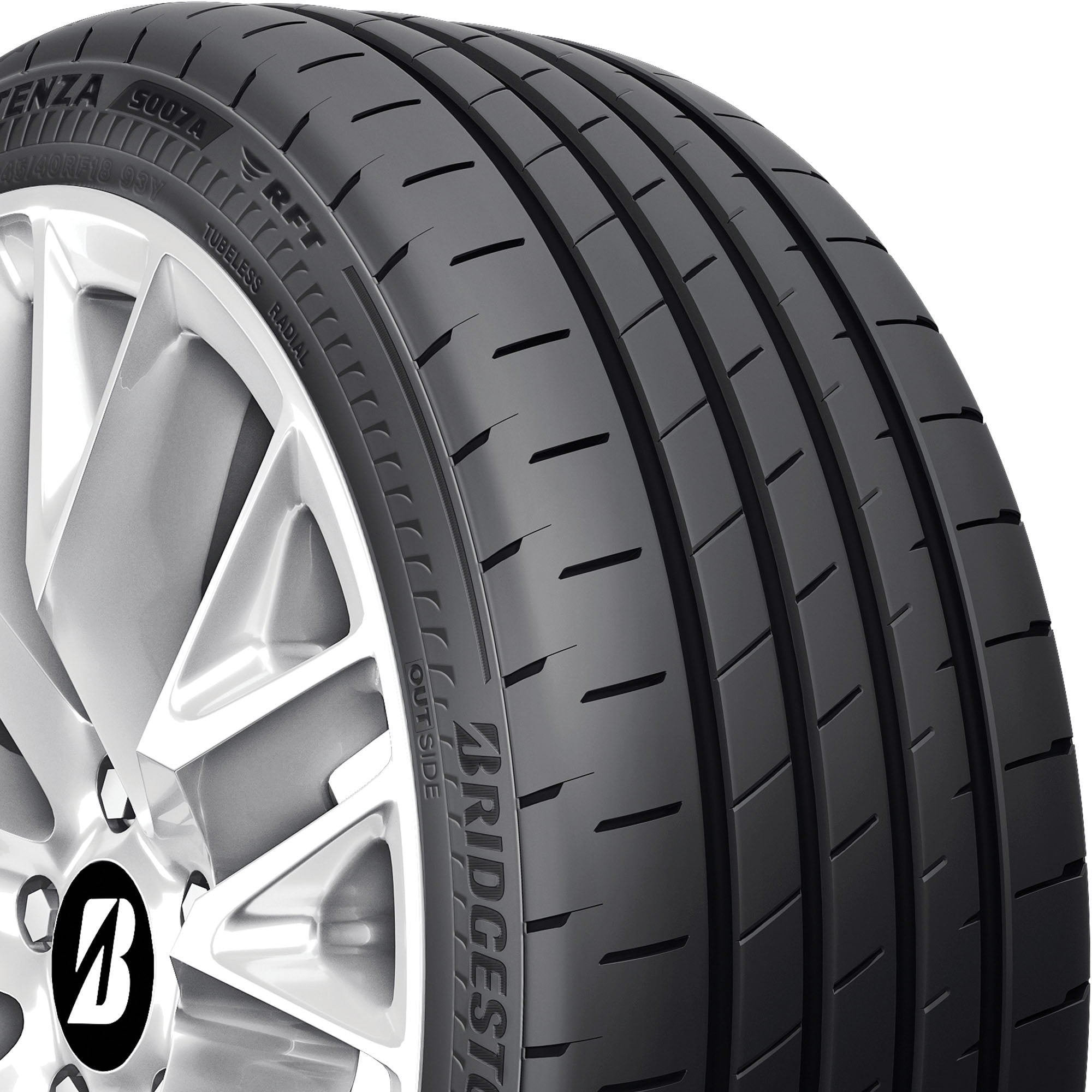 Free Shipping! Bridgestone Potenza S007A RFT 245/40R20 99Y
