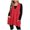 Red, variant on UJNDER Women's V Neck Pullover Knitwear Tank Top Sleeveless Sweater Vest for Spring and Fall Brown XL
