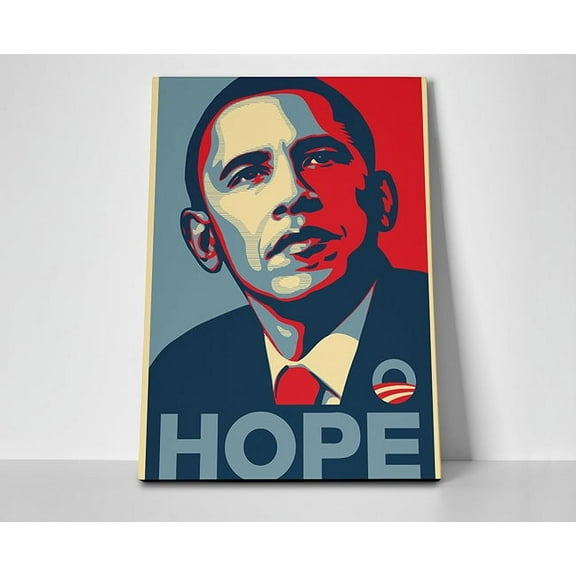 Barack Obama Hope Poster or Wrapped Canvas