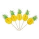 thumbnail image 2 of Palillo de piña decorativo desechable, estéreo, creativo, para fruta, palillo de flamenco, tapón para hornear, fiesta, 50 piezas, 2 of 4