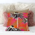 thumbnail image 3 of Amrita Sen Designs CAPL781BrCDS-BL-20x20 20 x 20 in. Hawaii Floral Oil Duo Broadcloth Indoor & Outdoor Blown & Closed Pillow - Orange & Pink, 3 of 5