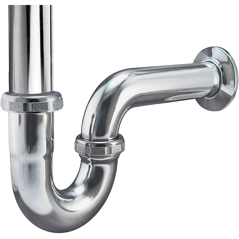 Plumb Pak 10487K 22-Gauge Sink Trap J-Bend with Captured Nut