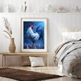 thumbnail image 6 of Diamond Art Kit for Adults, Majestic Rooster Blue Glow Diamond Painting for Adults Beginners, 5D DIY Diamond Art Painting Kits, Colorful Diamond Painting Craft for Home Decor 12x16, 6 of 7