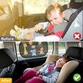 thumbnail image 2 of Car Window Shade Cling Sunshade for Car Windows, Baby Side Window Car Sun Shades for Blocking Sun Glare, UV Rays, 2 of 6