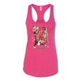 thumbnail image 2 of Wild Bobby, If It's Not a Pitbull It's Just a Dog Gift | Womens Dog Lover Jersey Racerback Tank Top, Raspberry, Small, 2 of 3