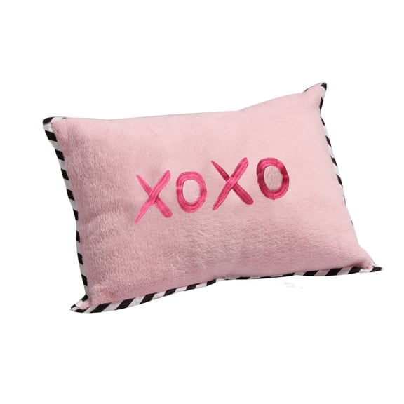 Decorative Pillow, Love Aztec Black Fuchsia