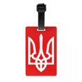thumbnail image 1 of Custom Flag Of Ukraine Luggage Tag With Name Card Privacy Cover ID Label for Travel Bag Suitcase, 1 of 1