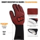 thumbnail image 4 of Guantes para barbacoa Guantes para horno resistentes al calor hasta 800 °C Guantes para horno universales antideslizantes resistentes al calor Guantes para barbacoa Parrilla Horno Cocina y chimenea 1 par (azul 26 cm) Rojo Verde, 4 of 5