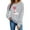 Gray, variant on FAWUUDO Womens Valentines Day Sweatshirt Heart Print Crewneck Long Sleeve Pullover Casual Comfortable Romantic Gift for Her White XL