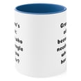 thumbnail image 2 of Grandma Gifts Two-Tone 11oz Mug "Grandma's advice: because who needs Google, 2 of 4