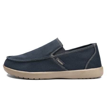 

Men s Slip-on Loafers Comfortable Light-Weight Non Slip Canvas Comfortable Walking Shoes