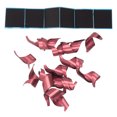 thumbnail image 2 of 50PCS Archery Spin Vanes, 1.75 Inch Right Hand Metal Spin Wing Vanes  Shaft Feather Fletching With Tapes For Fletching For Target Archery, 2 of 8
