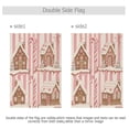 thumbnail image 4 of Yayeee Garden Flag 12"x18" Double Sided Outdoor Yard Lawn Holiday Decorations, Pink Candy House, 4 of 6