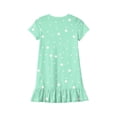 thumbnail image 3 of Abcomgle Girls Summer Dress Size 14-16 Casual A-Line Short Sleeve Tshirt Dresses Polka Dot Flare Ruffle Hem Swing Sundresses with Pockets for 4-14t Kids, 3 of 4