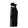 thumbnail image 2 of Plus Size Embroidery Print Empire Waist Maxi Dress Black, 2 of 4