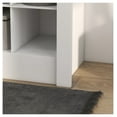 thumbnail image 2 of 71" Tall Shoe Rack Storage Organizer, Narrow Shoe Cabinet for Entryway with Open Cubes for 36 Pairs, White, 2 of 9