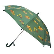 Green Construction Boys Umbrella