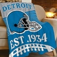 thumbnail image 6 of Football Fans Blanket Football Team Throw Blanket City Classic Flannel Blanket Plush Lightweight Soft Cozy Warm Fuzzy Fleece Football Gifts for Men Bedroom Decor Sofa Couch Bed 60"X50", 6 of 6