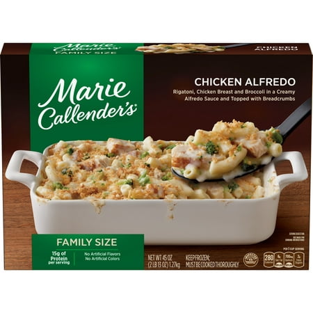 Marie Callender's Comfort Bakes Multi-Serve Frozen Dinner, Chicken Alfredo, 45 Ounce - Walmart.com