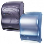 San Jamar T1470WHCL 16.5 x 9.75 x 12 in. Smart System with IQ Sensor Towel Dispenser White & Clear by SAN JAMAR