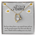thumbnail image 4 of To Aunt Special Aunt Forever Love Necklace, 4 of 20