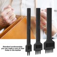 thumbnail image 1 of Prong Chisel, Strong Structure High Strength Steel Leather Hole Punch Wear Resistance  For DIY Sewing, 1 of 8