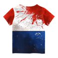thumbnail image 6 of MKOSPLRT Kids 4th of July Shirts 3-14 Years Red White and Blue Short Sleeve Tshirts Crew Neck Independence Day Tee Shirts Kids Clothes, 6 of 6