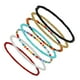 thumbnail image 2 of 7 tobilleras de cuentas hechas a mano para niña, tobilleras decorativas de cuentas de colores., 2 of 5