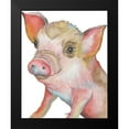 thumbnail image 2 of Medley, Elizabeth 12x14 Black Modern Framed Museum Art Print Titled - Pig II, 2 of 5
