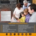 thumbnail image 2 of Calefactor de Panel Marble 380w CalorSolar 332CaSol Blanco con betas grises y cafés, 2 of 9