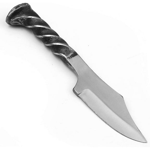 Armory Replicas Fireside Survivor Hand-Forged Railroad Knife Authentic Collection Piece Crafted from High-Quality Steel Perfect for Camping and Outdoor Activities Essential Tool