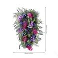 thumbnail image 2 of Printemps Porte d'Entrée Swag Violet Rustique Décoration Ferme Coloré Cottage Couronnes de Printemps pour la Porte d'Entrée, 2 of 5