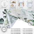 thumbnail image 6 of Sage Green Eucalyptus Leaves Shower Curtain, Green and Gold Leaves Spring Botanical Plants Bathroom Curtain Waterproof Fabric Machine Washable with Hooks, 72" Wx72 L, 6 of 6