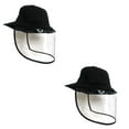 thumbnail image 4 of tredstone Fisherman Hat Eyes Nose Mouth Protective Screen Cap Windproof Anti-dust Anti-splashing black 2Set, 4 of 6