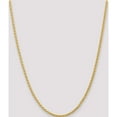 thumbnail image 2 of 14K Yellow Gold 3mm Parisian Wheat Chain (24 X 3) Made In United States pen22-24, 2 of 5