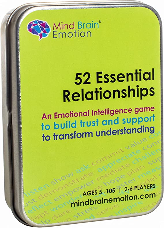 Mind Brain Emotion Resilience Cards - 52 Weekly Prompts, Affirmations & Quotes For Mental Wellness & Journaling