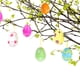 thumbnail image 5 of Ounissouiy 12 piezas de huevos de Pascua, conejito rellenable, adorno colgante artesanal, diseño abierto, huevo de plástico colorido para Juguetes Educativos, 5 of 6
