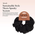 thumbnail image 2 of Kitsch Pleated Scrunchie for Women - No Crease Hair Ties No Damage, Stylish and Comfortable Fabric Ponytail Holders for Everyday Hairstyles & Spooky Season Looks | Ideal Gifts for Women - 1pc, 2 of 16