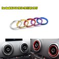 thumbnail image 2 of Cubierta de anillo de salida de ventilación de aire acondicionado, pegatina decorativa embellecedora para AUDI A3 S3 2013-2017/Q2 2017, accesorios de estilo de coche, 4 Uds., 2 of 4