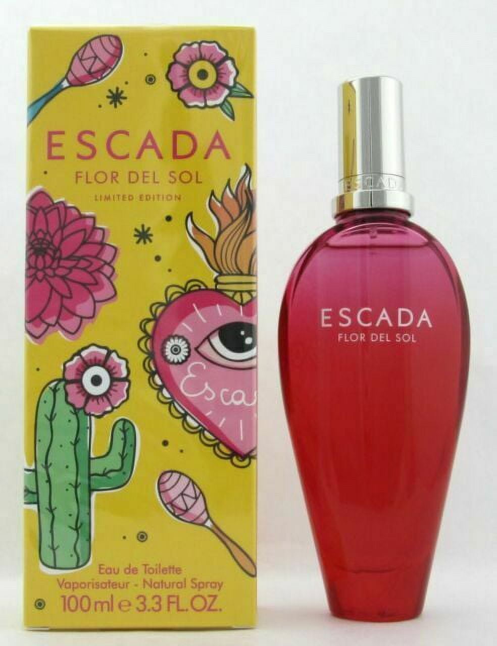 Escada Eau De Toilette Spray Limited Edition 3.4 oz Escada Flor