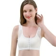thumbnail image 2 of Monfince Women's Full Figure Front Closure Wirefree Back Support Posture Bra, 2 of 6