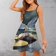 thumbnail image 3 of Dragonfly Reflection Art Print Slip Dress Dresses For Woman Fairy Dress, 3 of 6