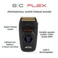 thumbnail image 4 of StyleCraft Flex Professional Foil Shaver, Sensitive Skin, Men's, Electric Shaver, Black, 4 of 10
